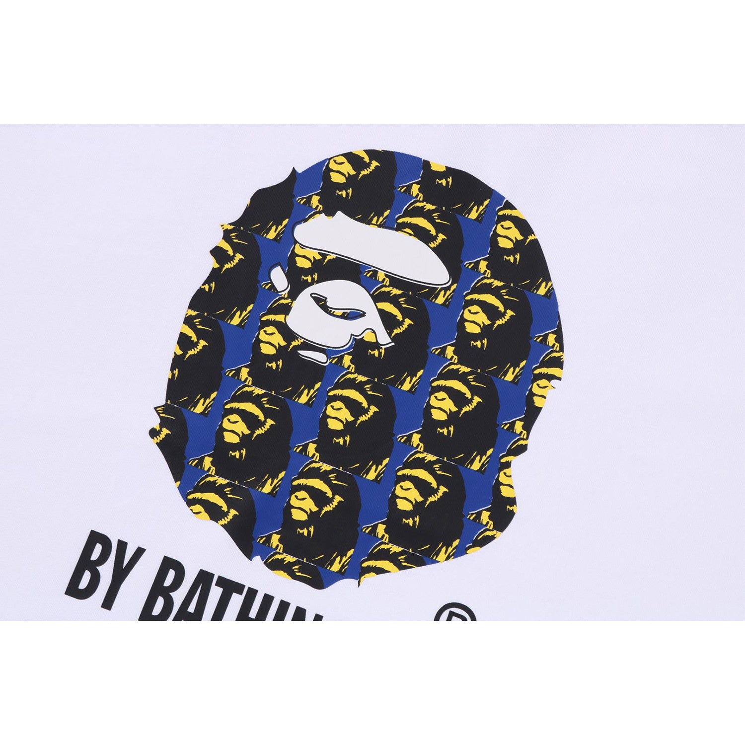 APE HEAD PATTERN BY BATHING APE RELAXED FIT TEE MENS