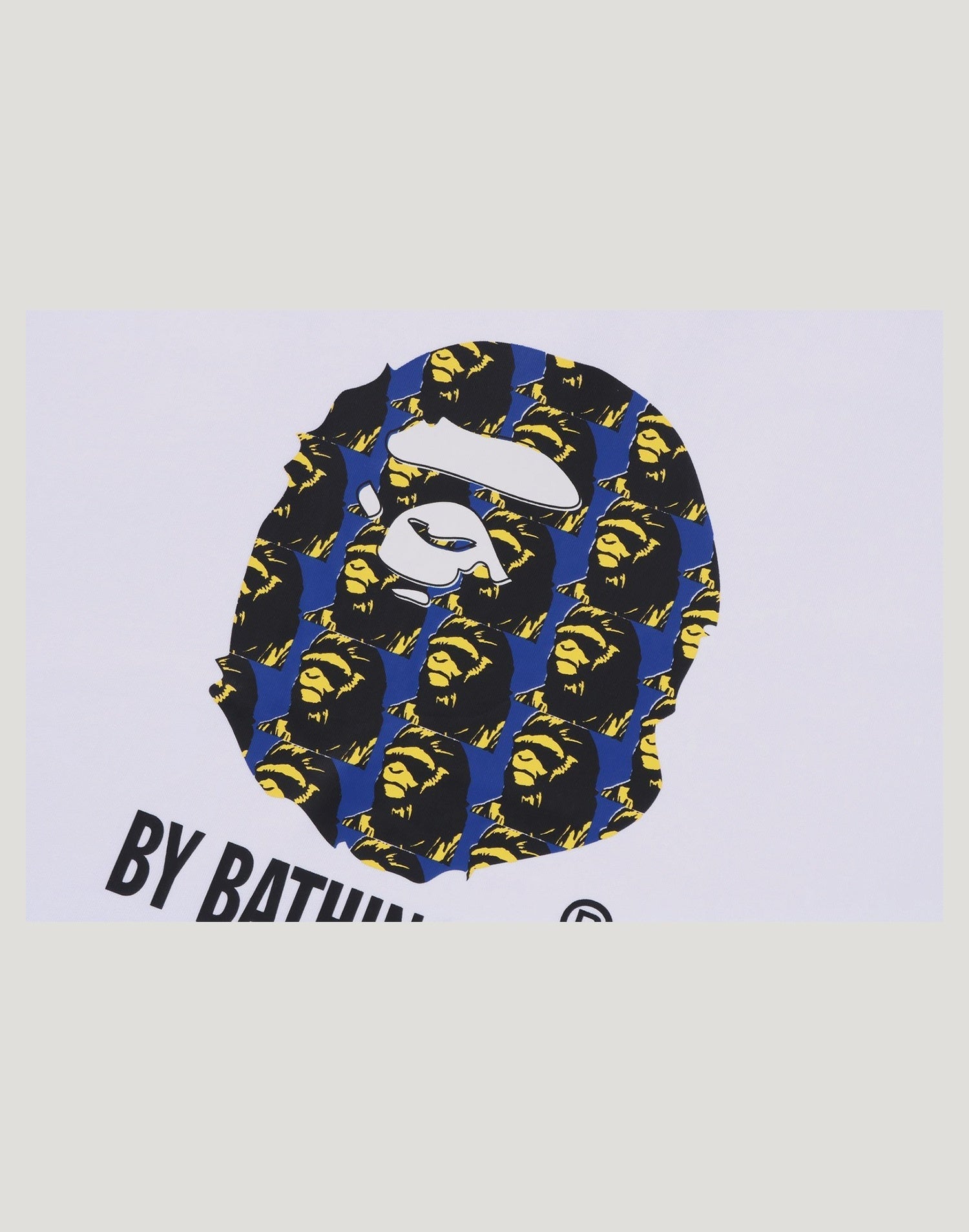 APE HEAD PATTERN BY BATHING APE RELAXED FIT TEE MENS