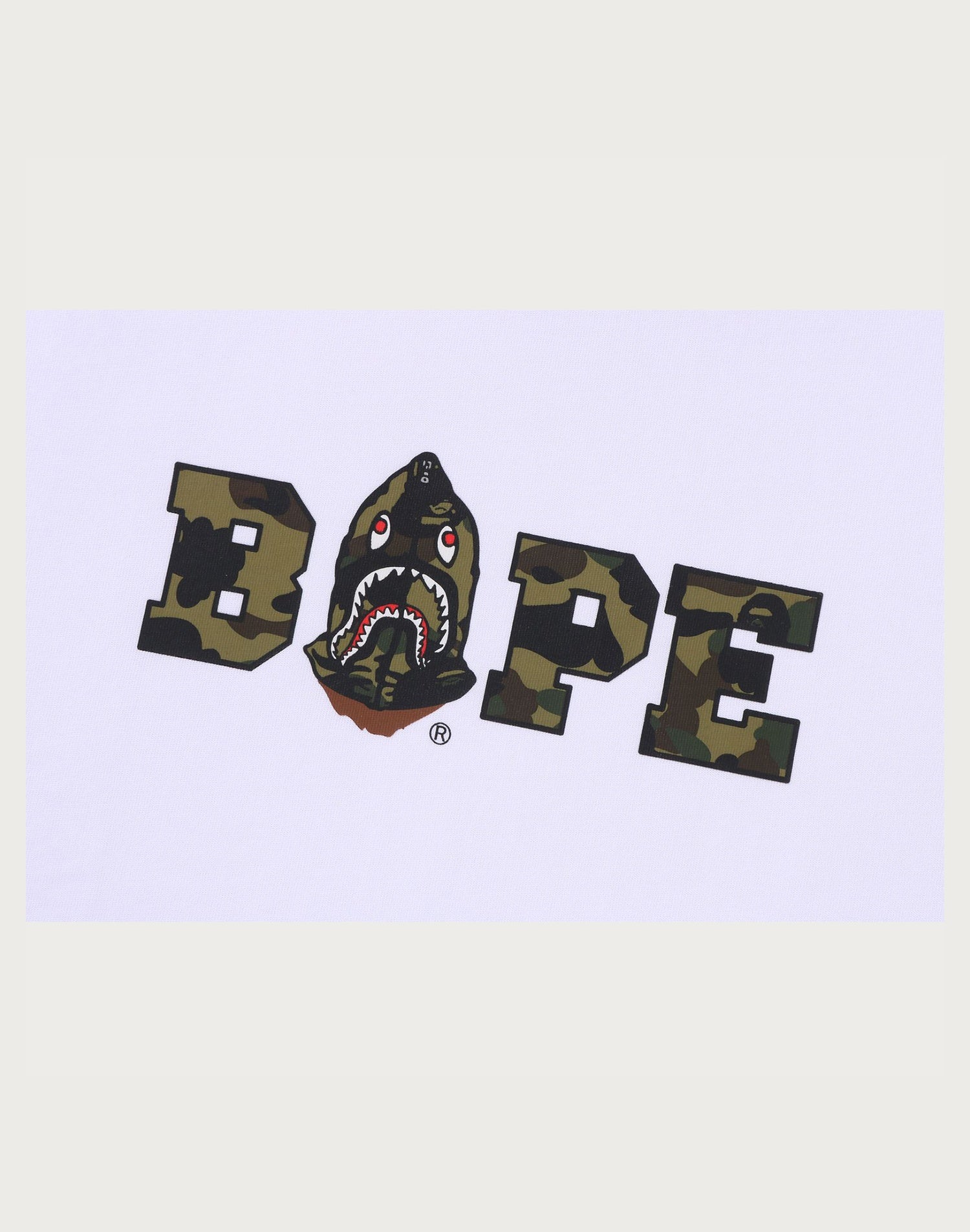 1ST CAMO BAPE LOGO RELAXED FIT TEE MENS
