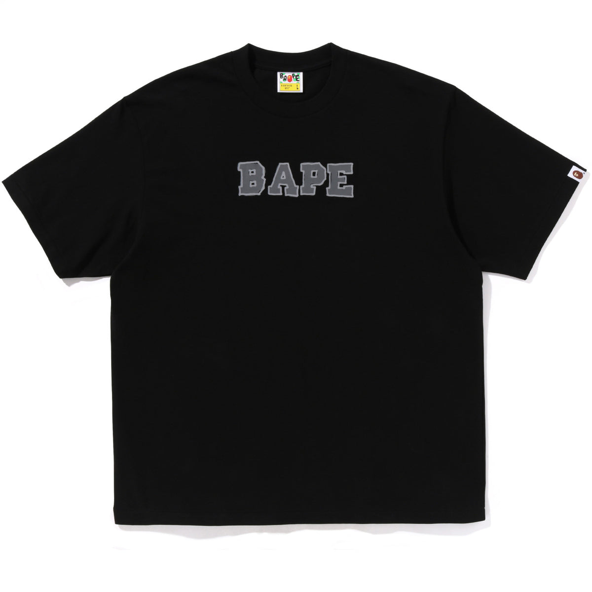 HAND DRAW BAPE LOGO RELAXED FIT TEE MENS