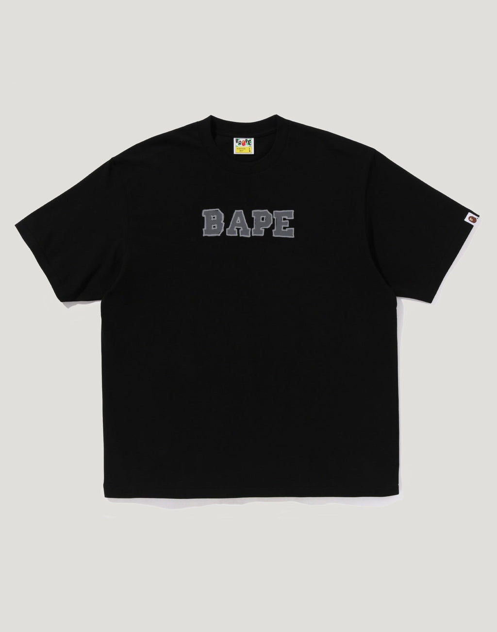 HAND DRAW BAPE LOGO RELAXED FIT TEE MENS