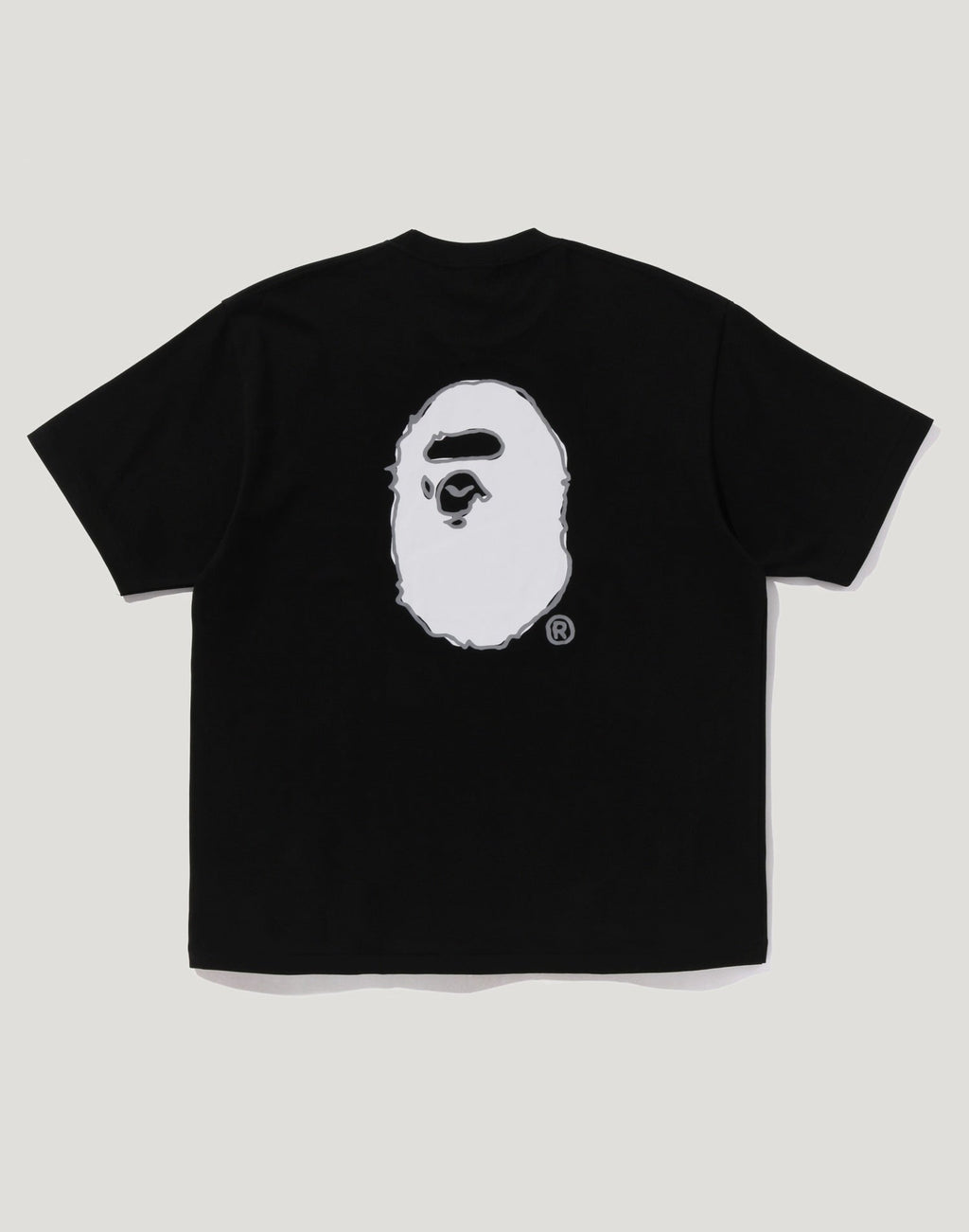 HAND DRAW BAPE LOGO RELAXED FIT TEE MENS