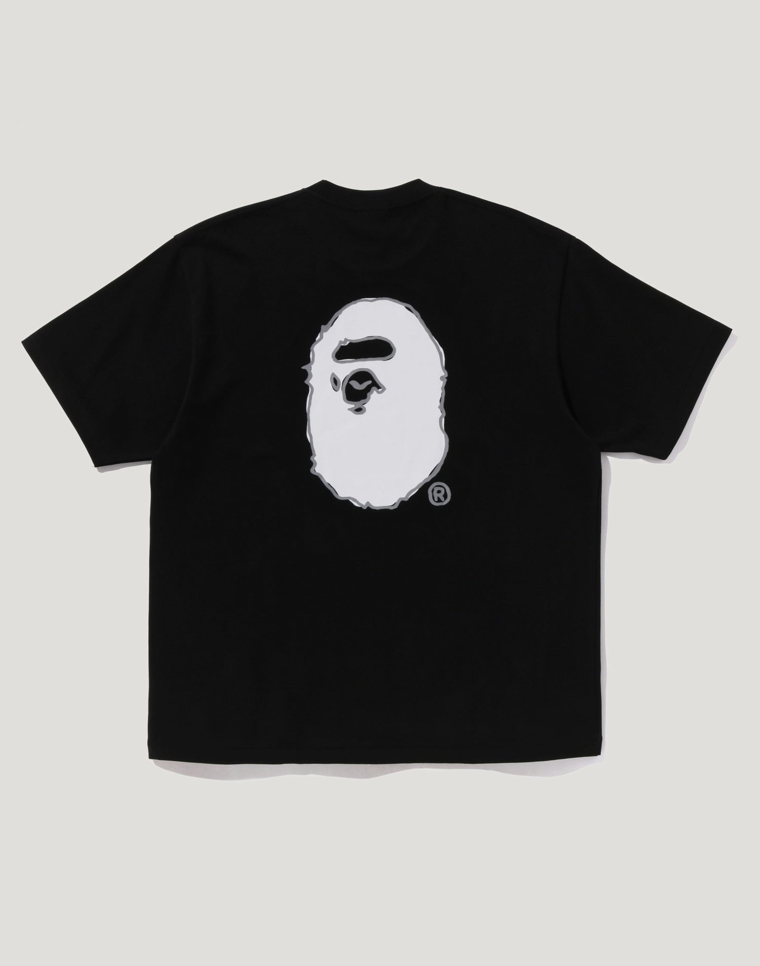 HAND DRAW BAPE LOGO RELAXED FIT TEE MENS