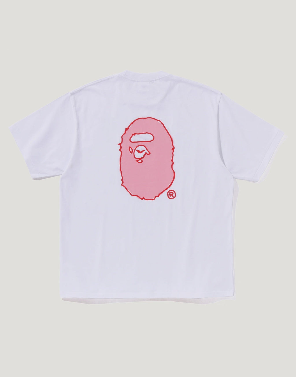 HAND DRAW BAPE LOGO RELAXED FIT TEE MENS