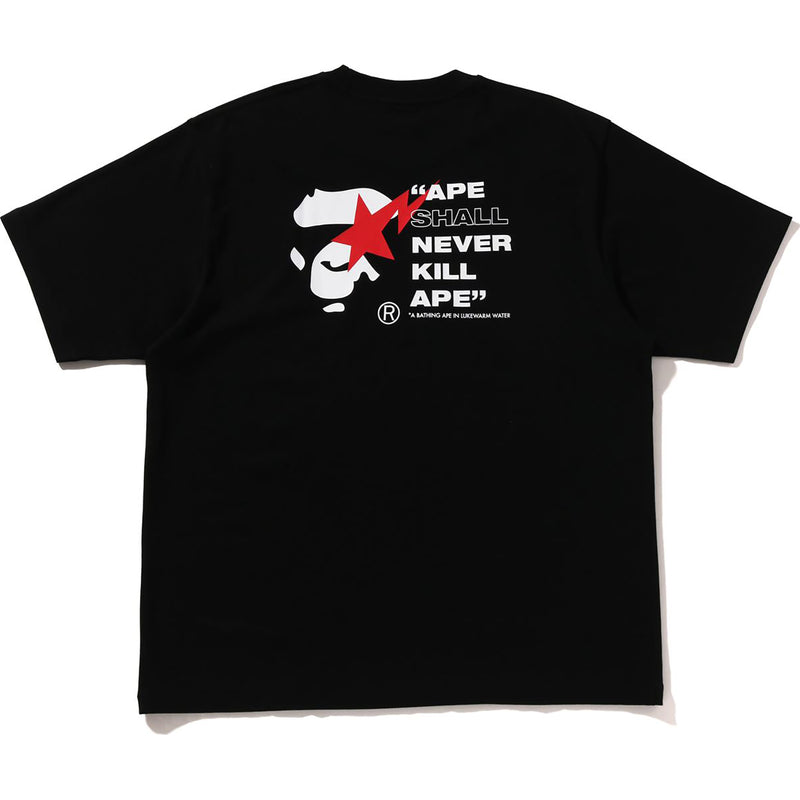 BAPE STA APE FACE RELAXED FIT TEE MENS