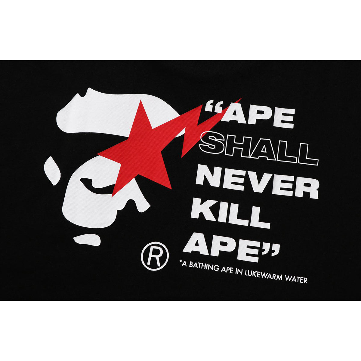 BAPE STA APE FACE RELAXED FIT TEE MENS