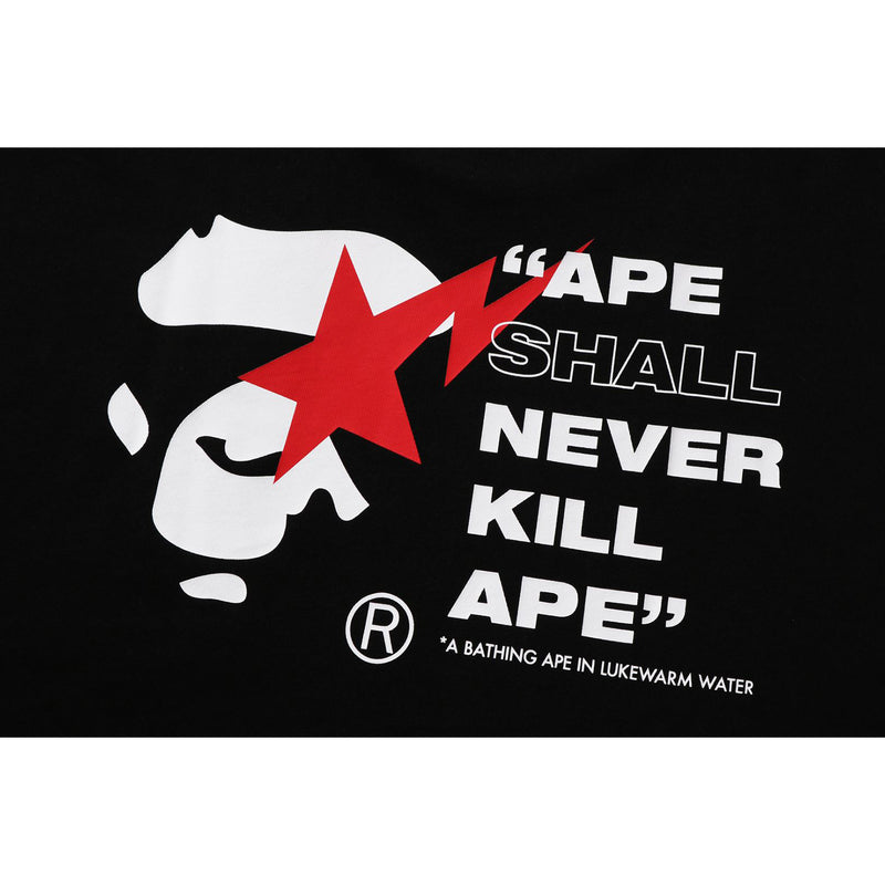 BAPE STA APE FACE RELAXED FIT TEE MENS
