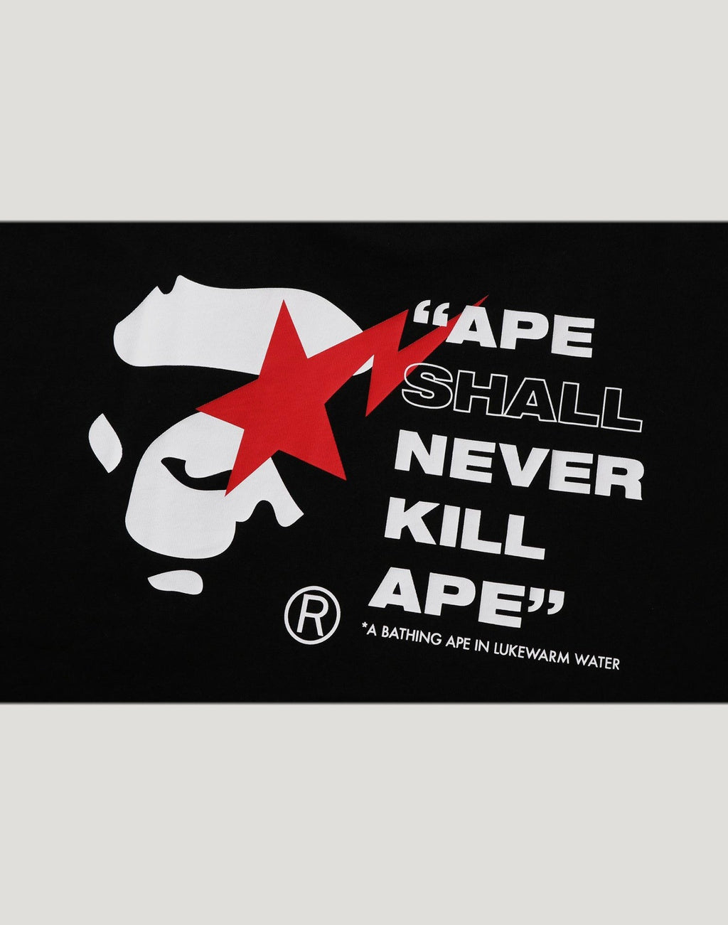 BAPE STA APE FACE RELAXED FIT TEE MENS