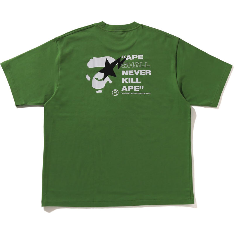 BAPE STA APE FACE RELAXED FIT TEE MENS