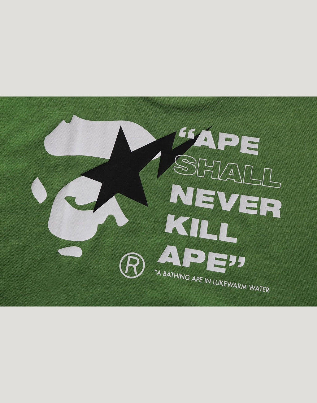 BAPE STA APE FACE RELAXED FIT TEE MENS