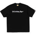 A BATHING APE LOGO RELAXED FIT TEE MENS