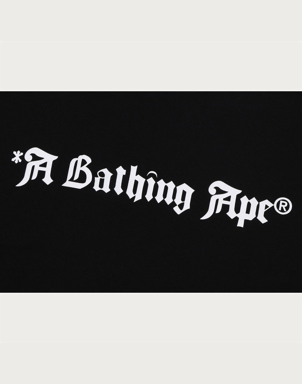 A BATHING APE LOGO RELAXED FIT TEE MENS