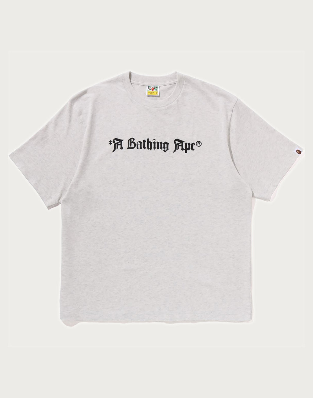 A BATHING APE LOGO RELAXED FIT TEE MENS