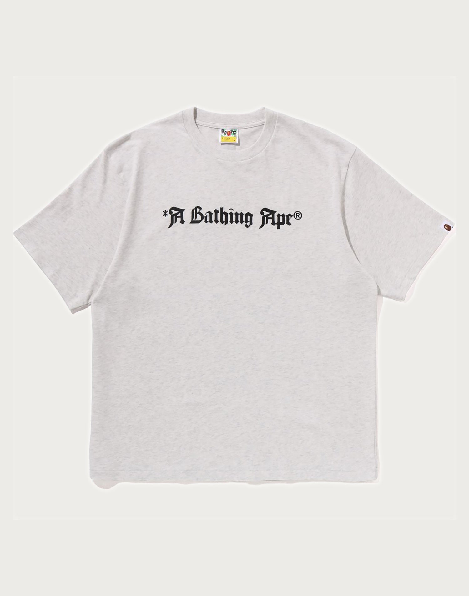 A BATHING APE LOGO RELAXED FIT TEE MENS