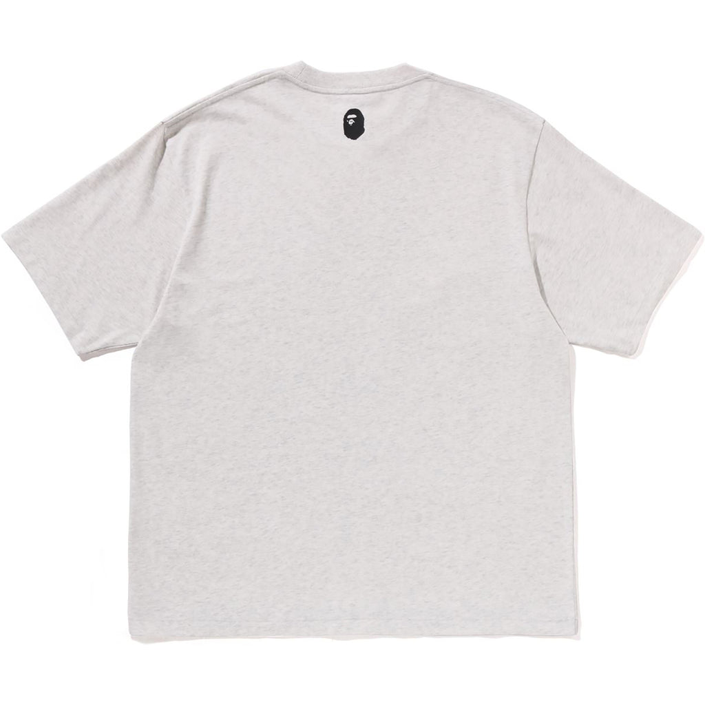 A BATHING APE LOGO RELAXED FIT TEE MENS
