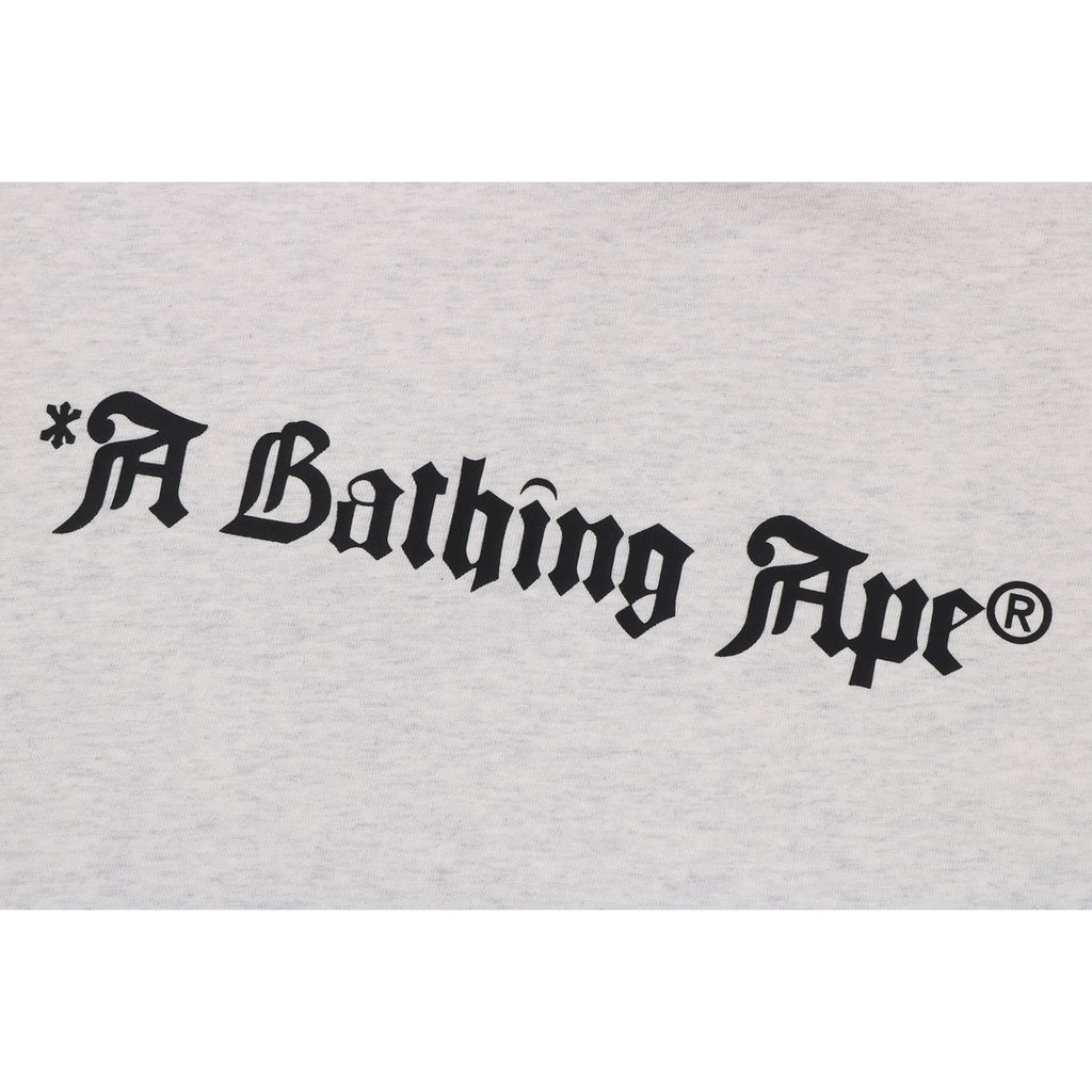 A BATHING APE LOGO RELAXED FIT TEE MENS