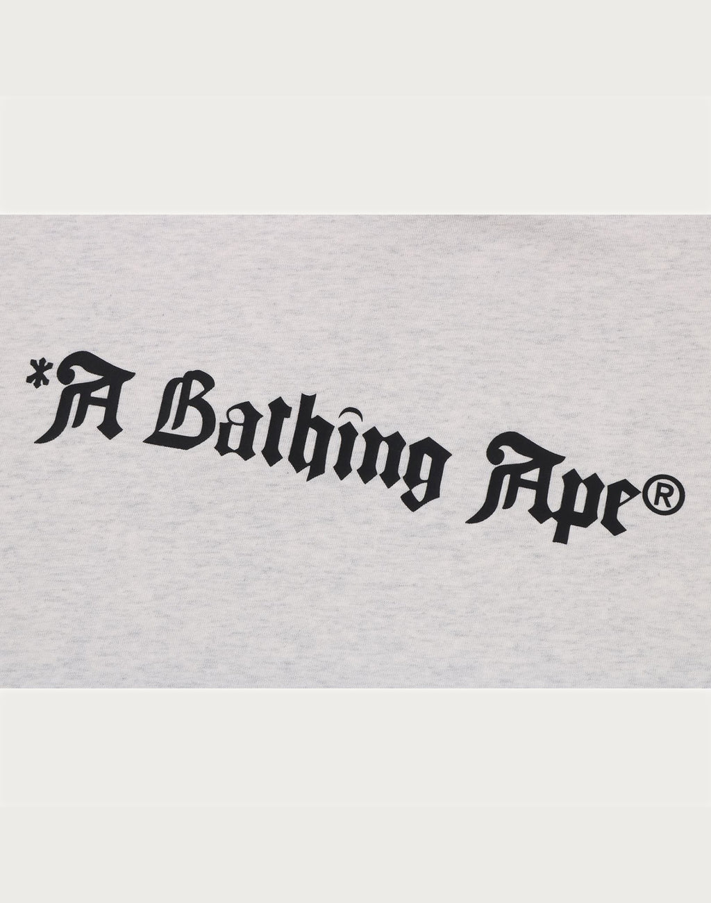 A BATHING APE LOGO RELAXED FIT TEE MENS