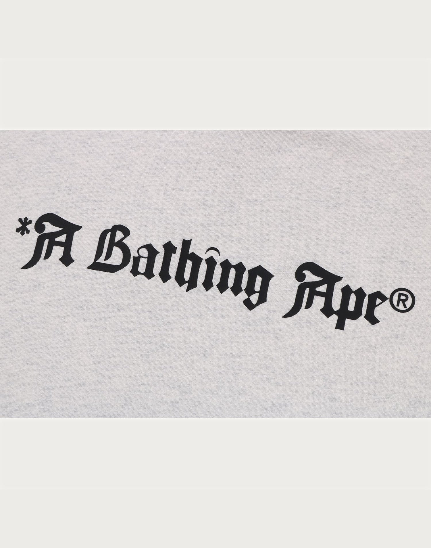 A BATHING APE LOGO RELAXED FIT TEE MENS