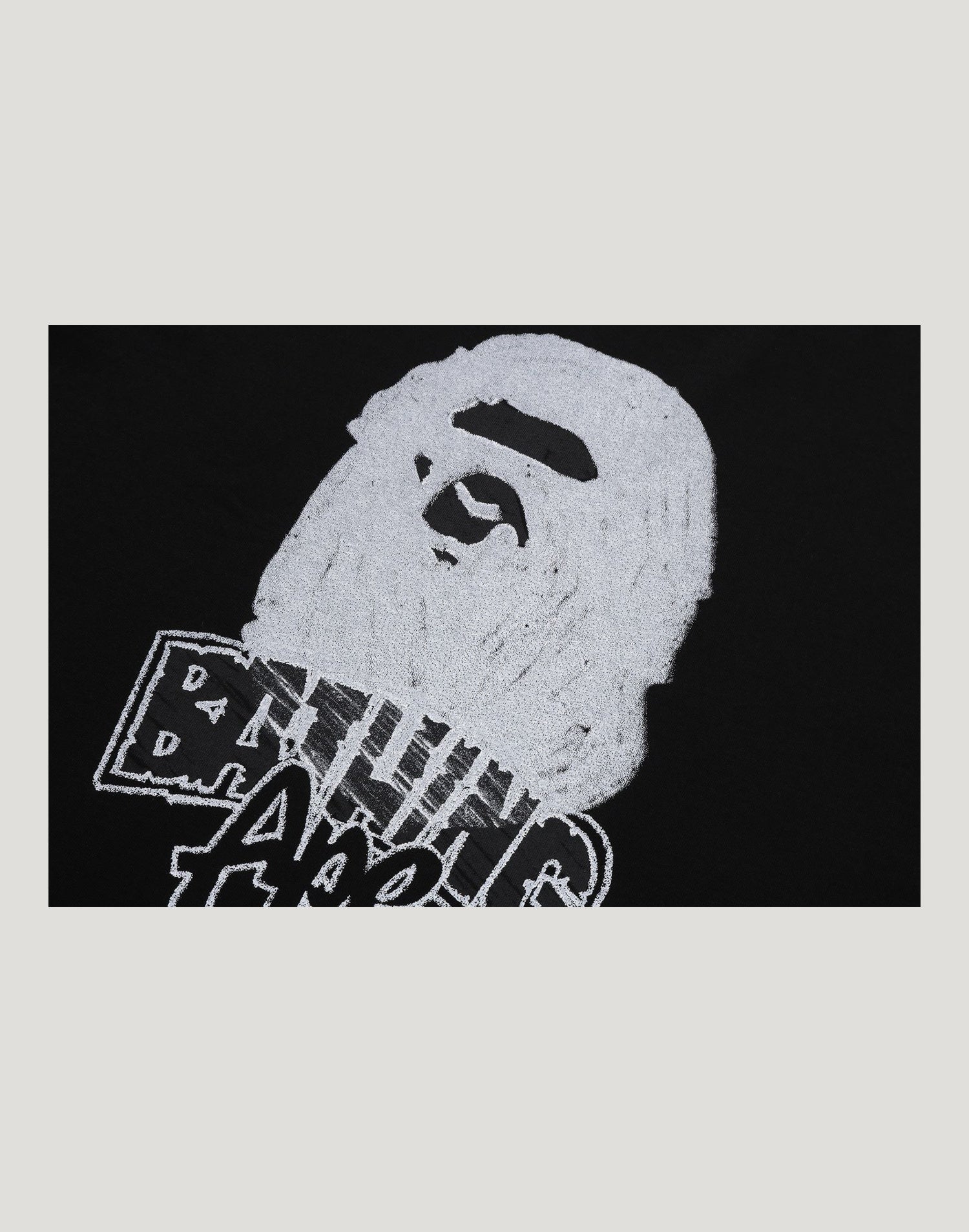 HAND DRAWN APE HEAD RELAXED FIT TEE MENS