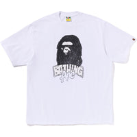 HAND DRAWN APE HEAD RELAXED FIT TEE MENS