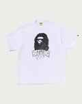 HAND DRAWN APE HEAD RELAXED FIT TEE MENS