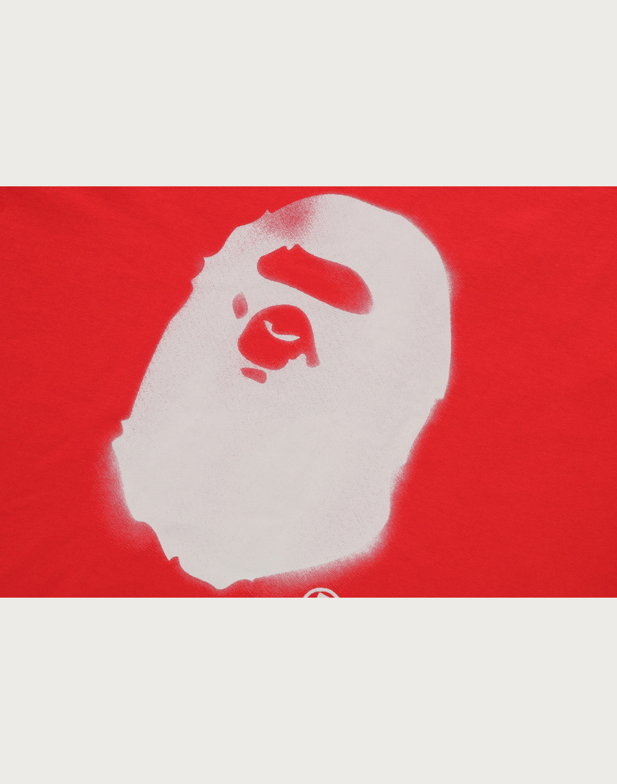 SPRAY PRINT APE HEAD RELAXED FIT TEE #2 MENS