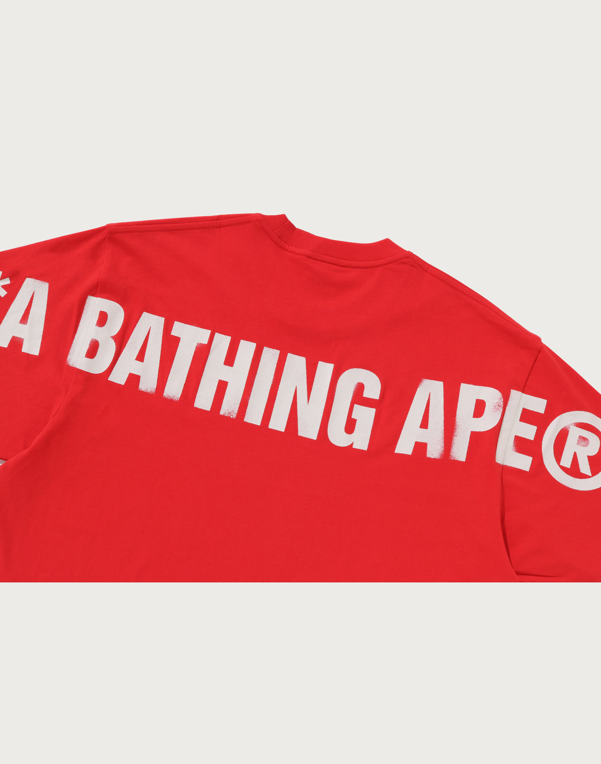 SPRAY PRINT APE HEAD RELAXED FIT TEE #2 MENS