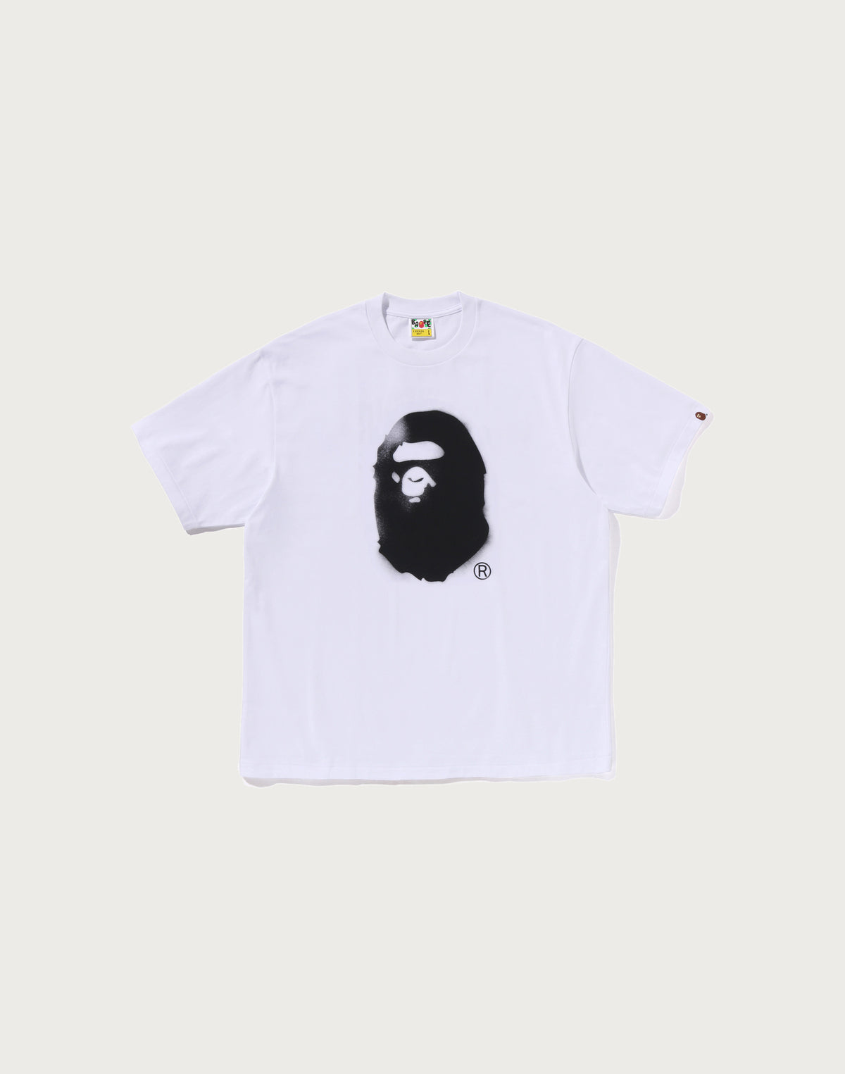 SPRAY PRINT APE HEAD RELAXED FIT TEE #2 MENS