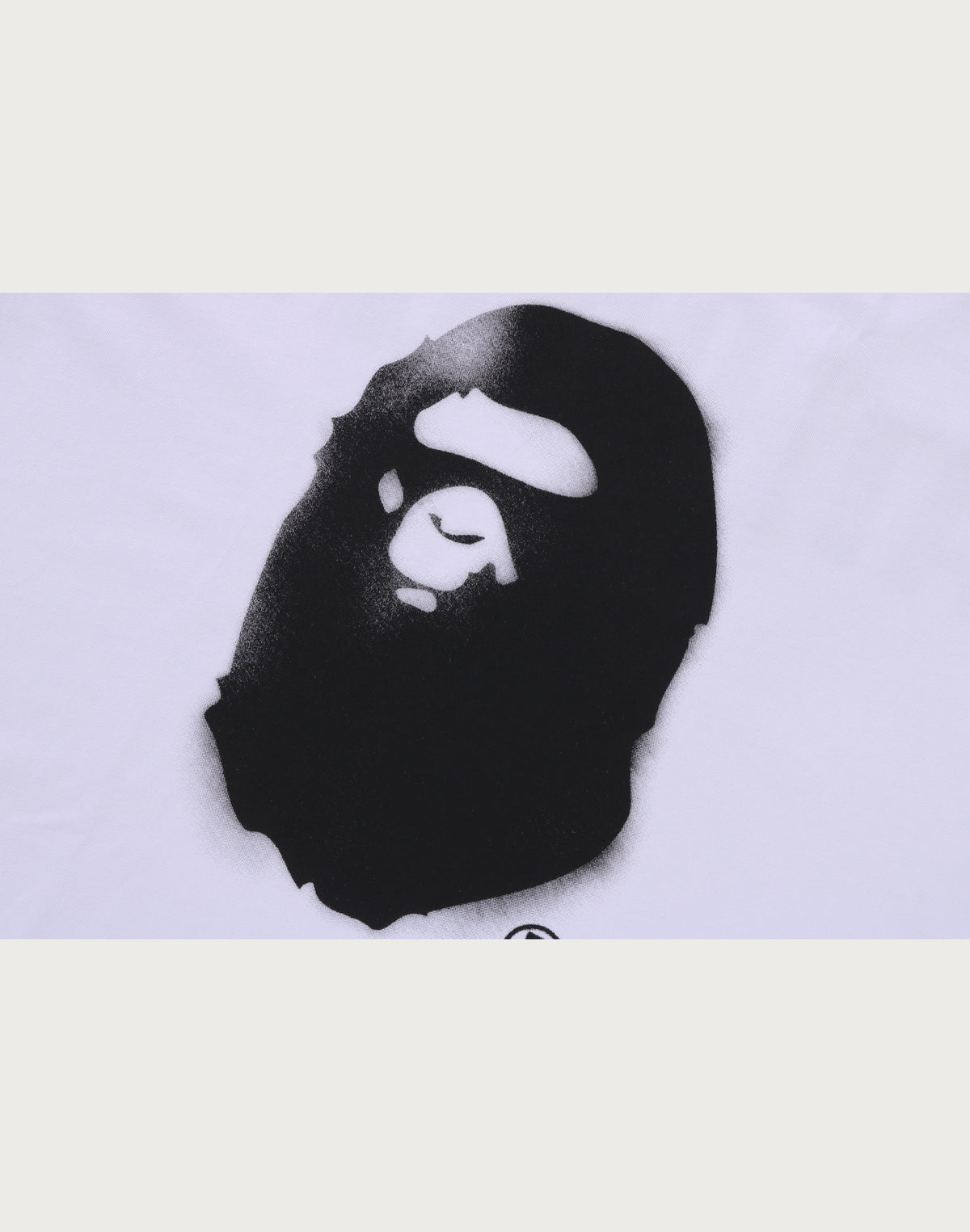 SPRAY PRINT APE HEAD RELAXED FIT TEE #2 MENS