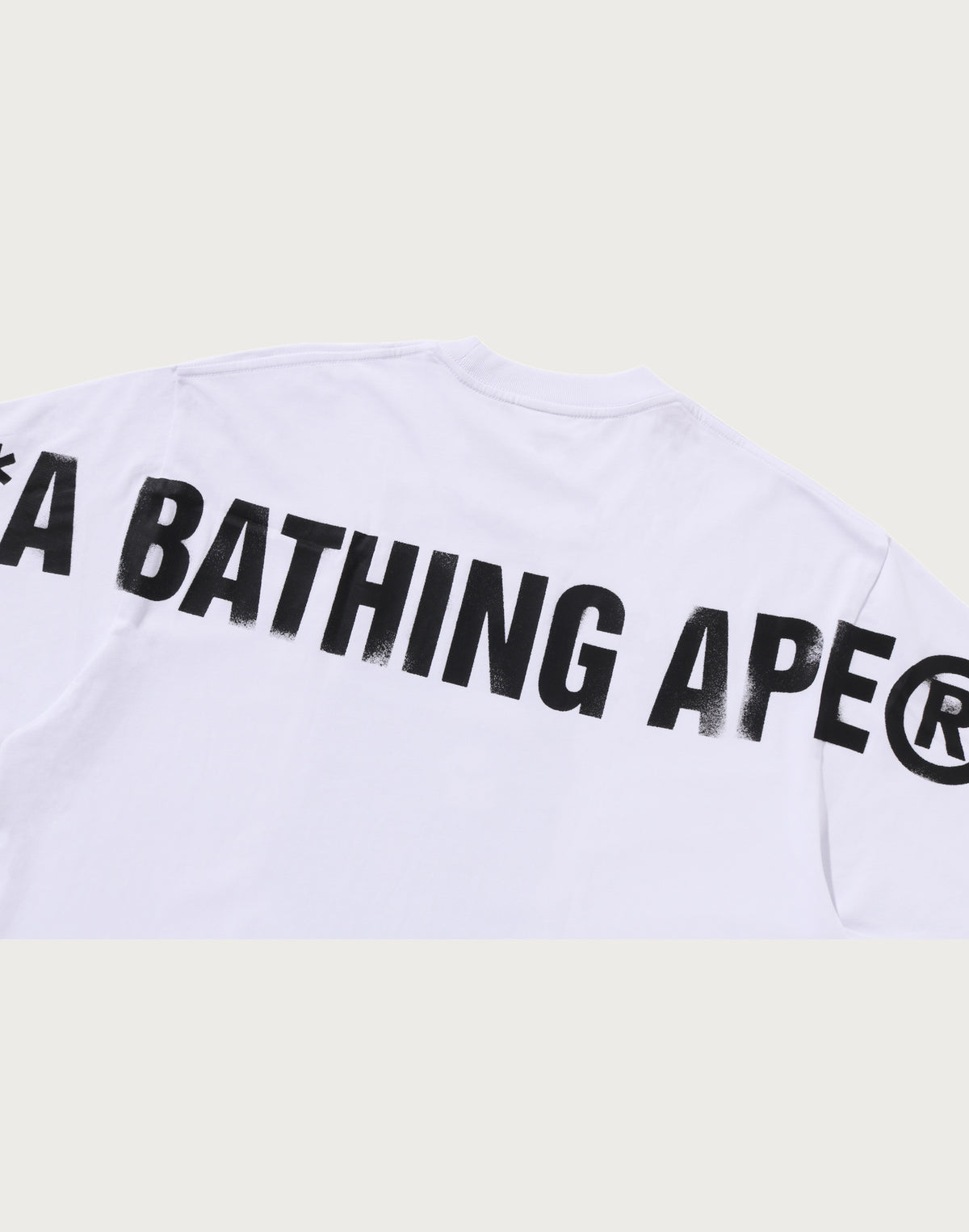 SPRAY PRINT APE HEAD RELAXED FIT TEE #2 MENS