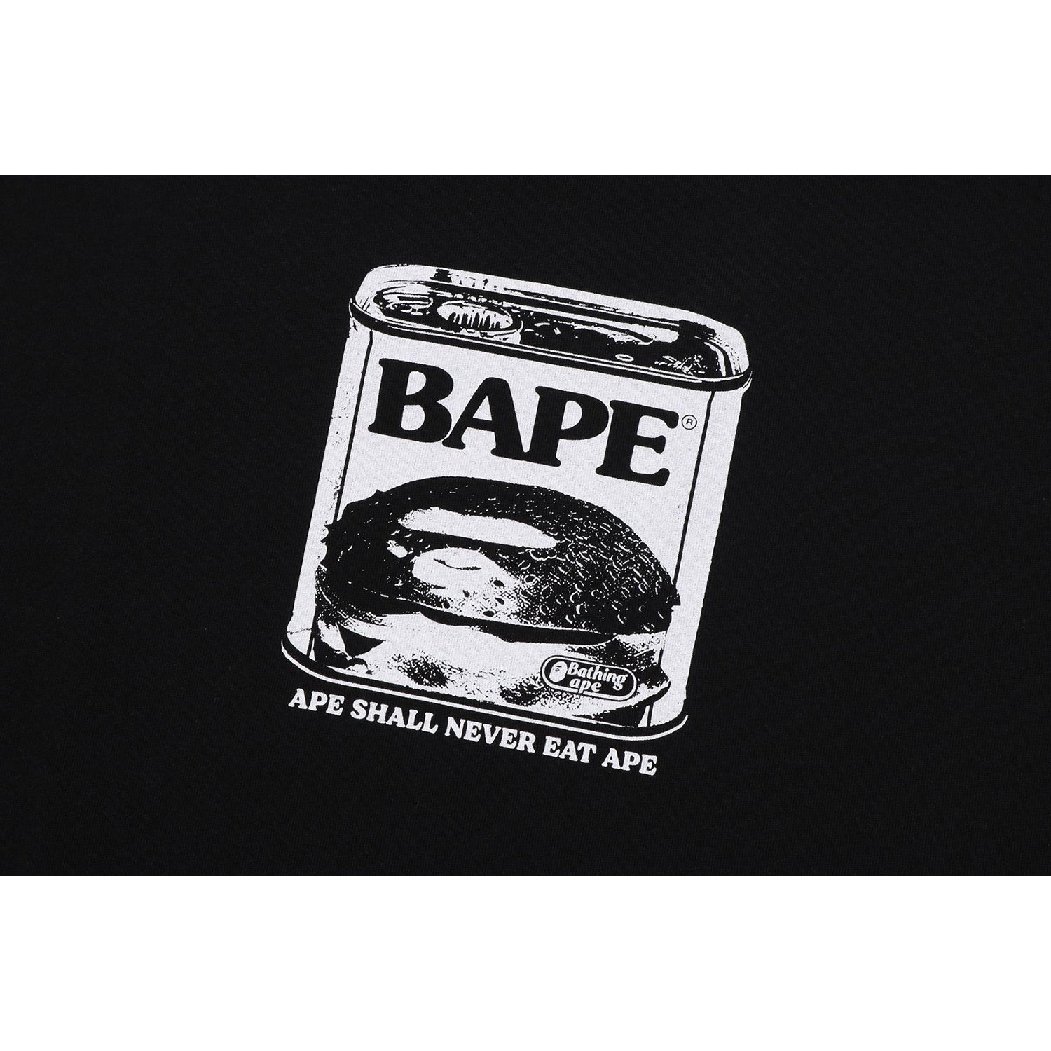 CAN FOOD BAPE LOGO RELAXED FIT TEE MENS