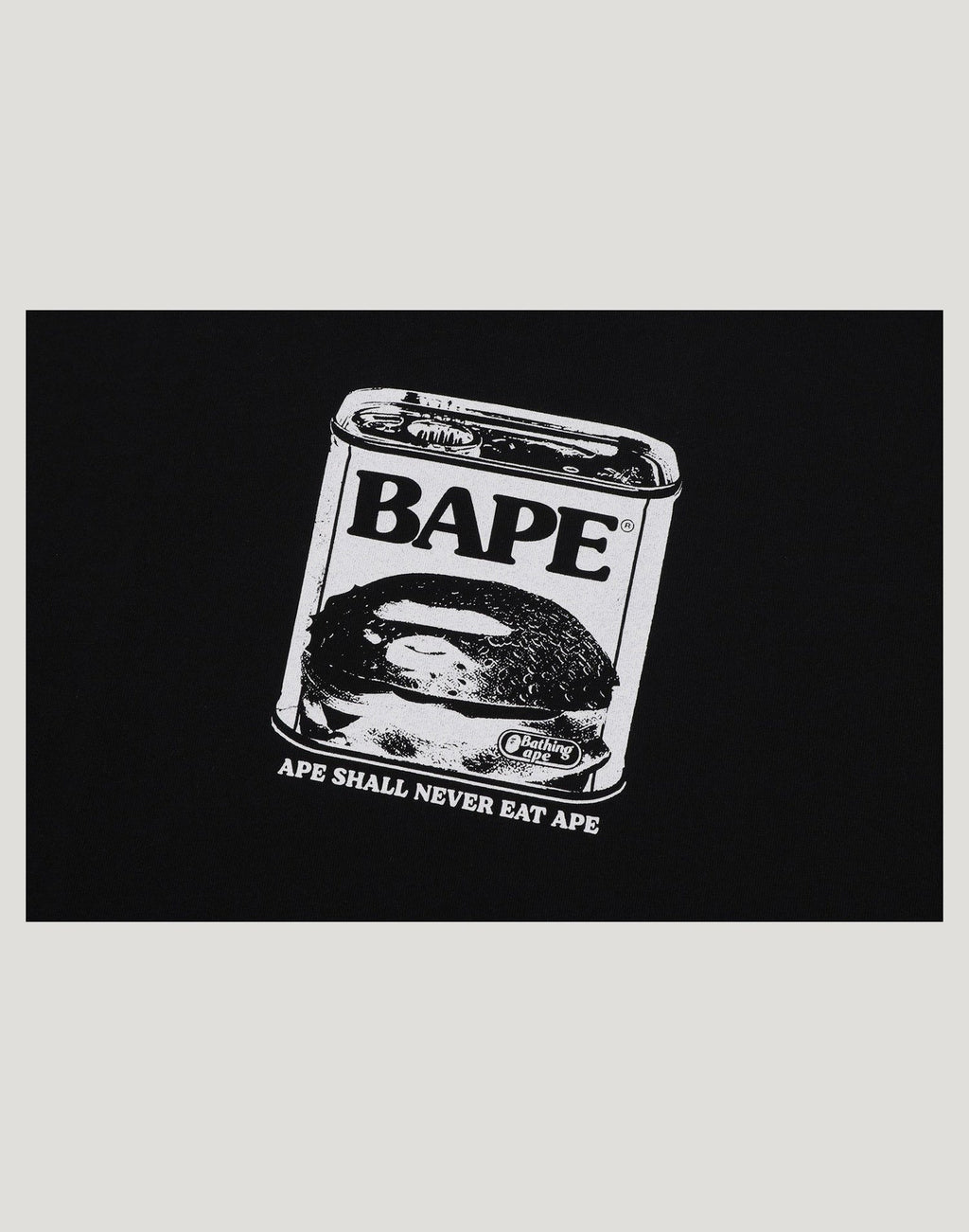 CAN FOOD BAPE LOGO RELAXED FIT TEE MENS
