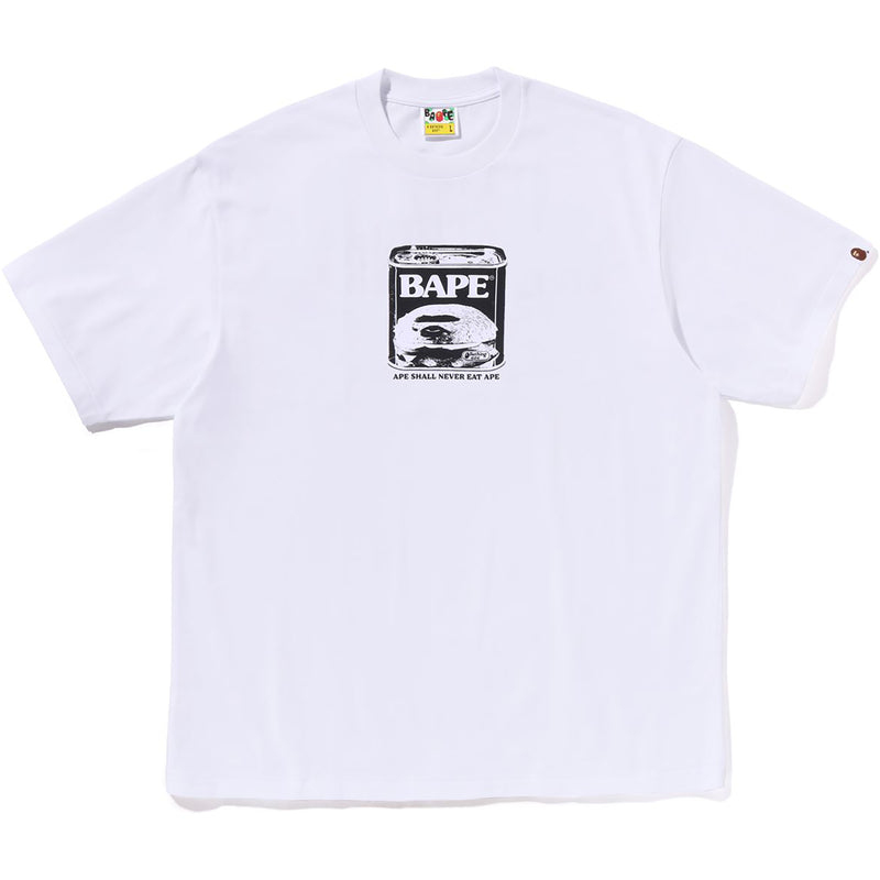 CAN FOOD BAPE LOGO RELAXED FIT TEE MENS