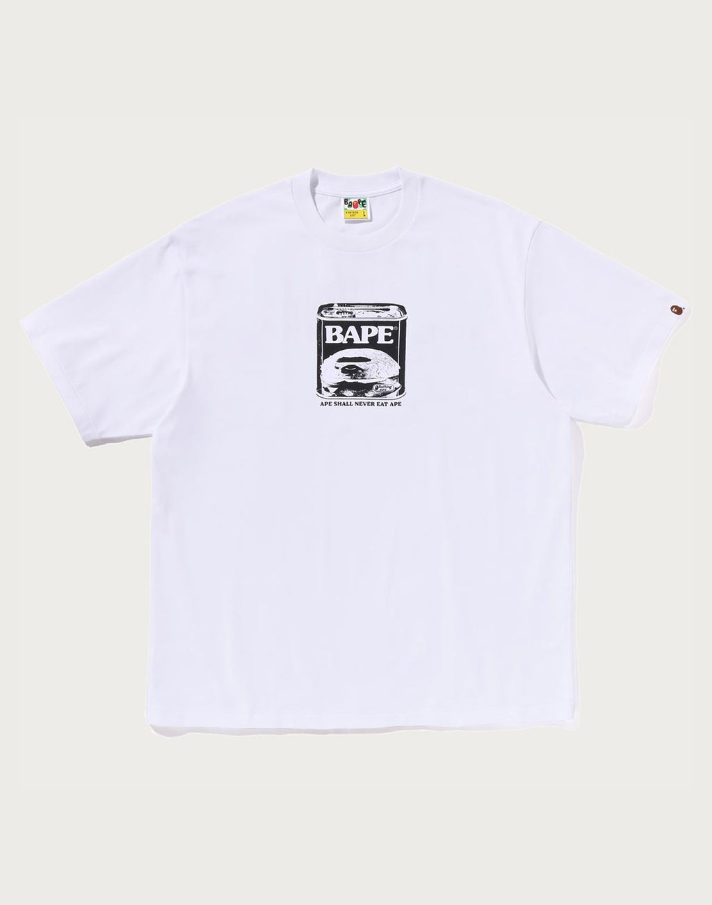 CAN FOOD BAPE LOGO RELAXED FIT TEE MENS