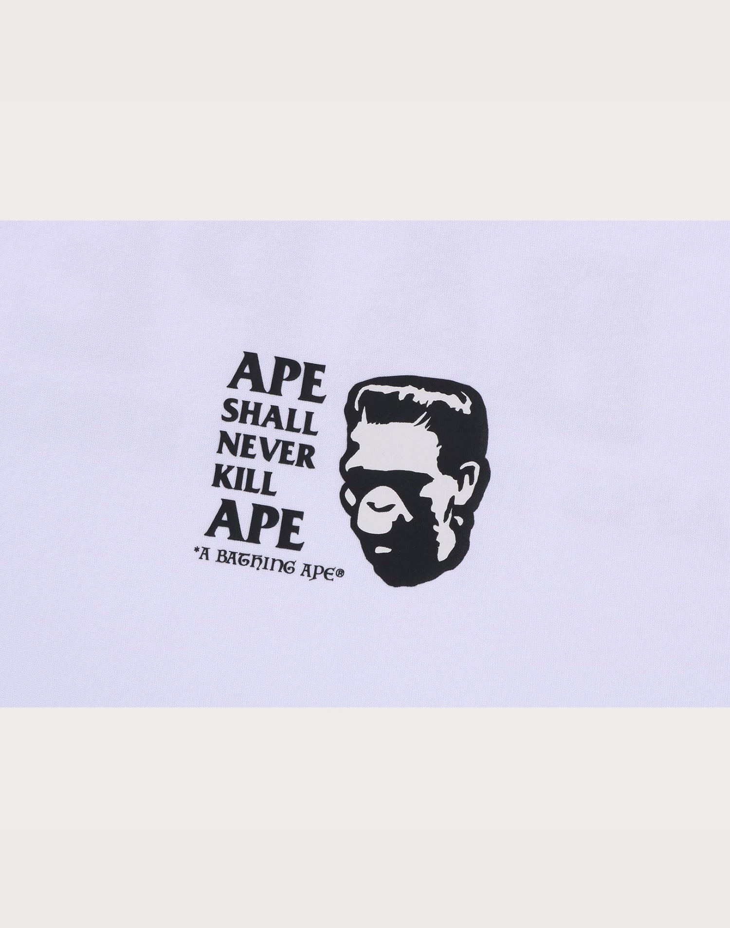 FRANKENSTEIN BAPE LOGO RELAXED FIT TEE MENS