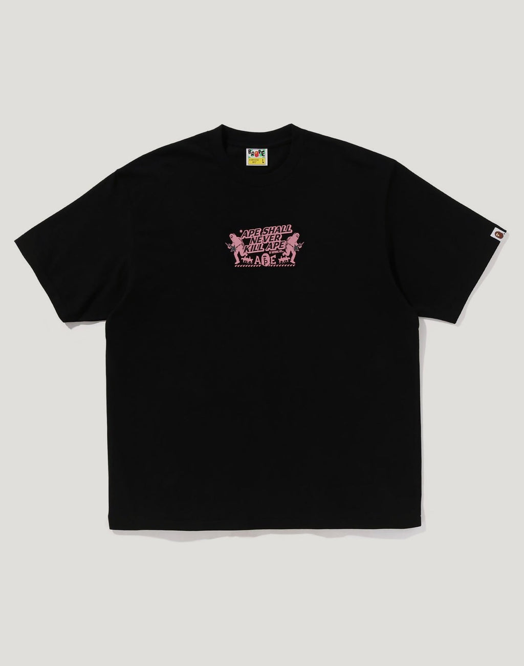BAPE SLOGAN RELAXED FIT TEE MENS
