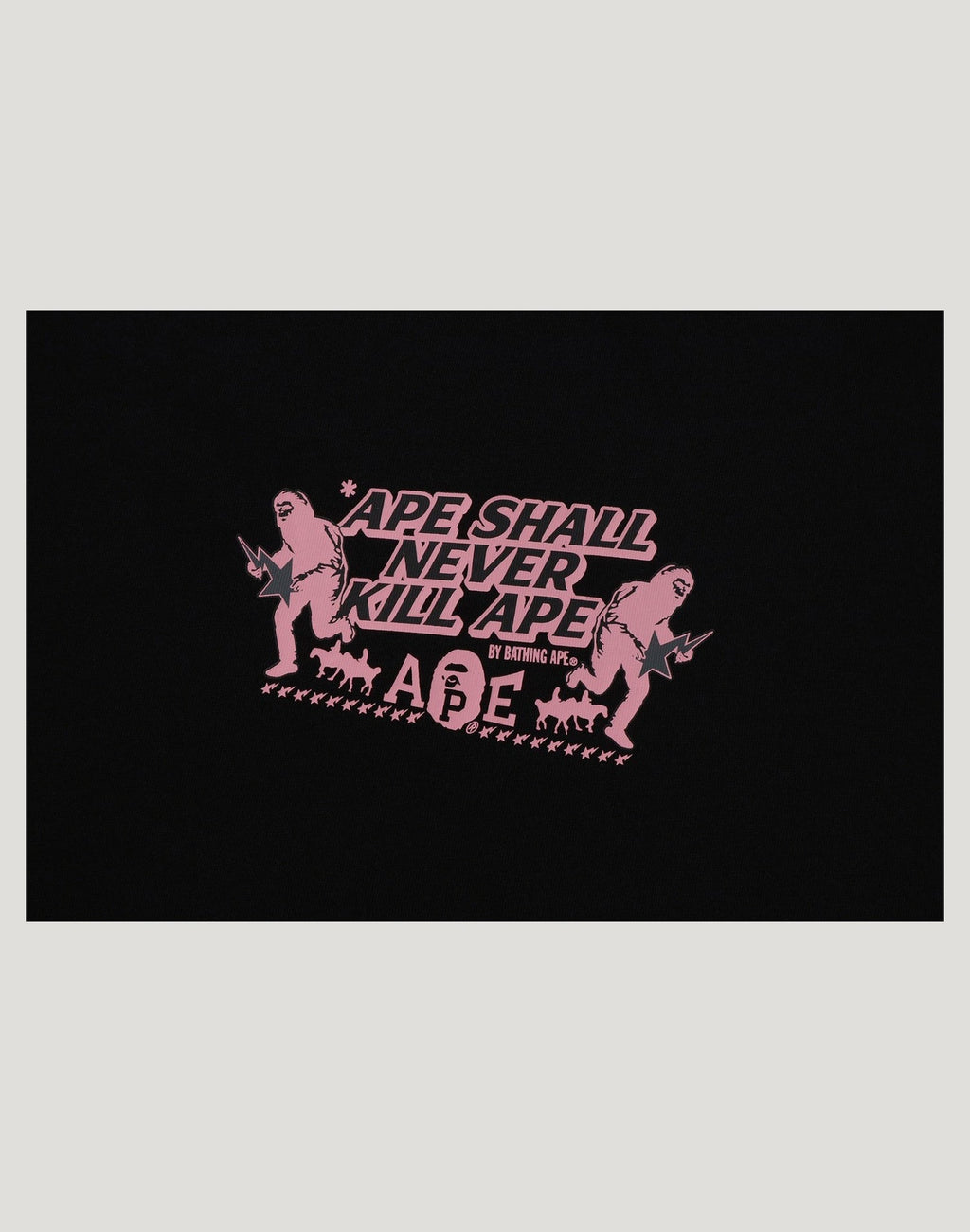 BAPE SLOGAN RELAXED FIT TEE MENS