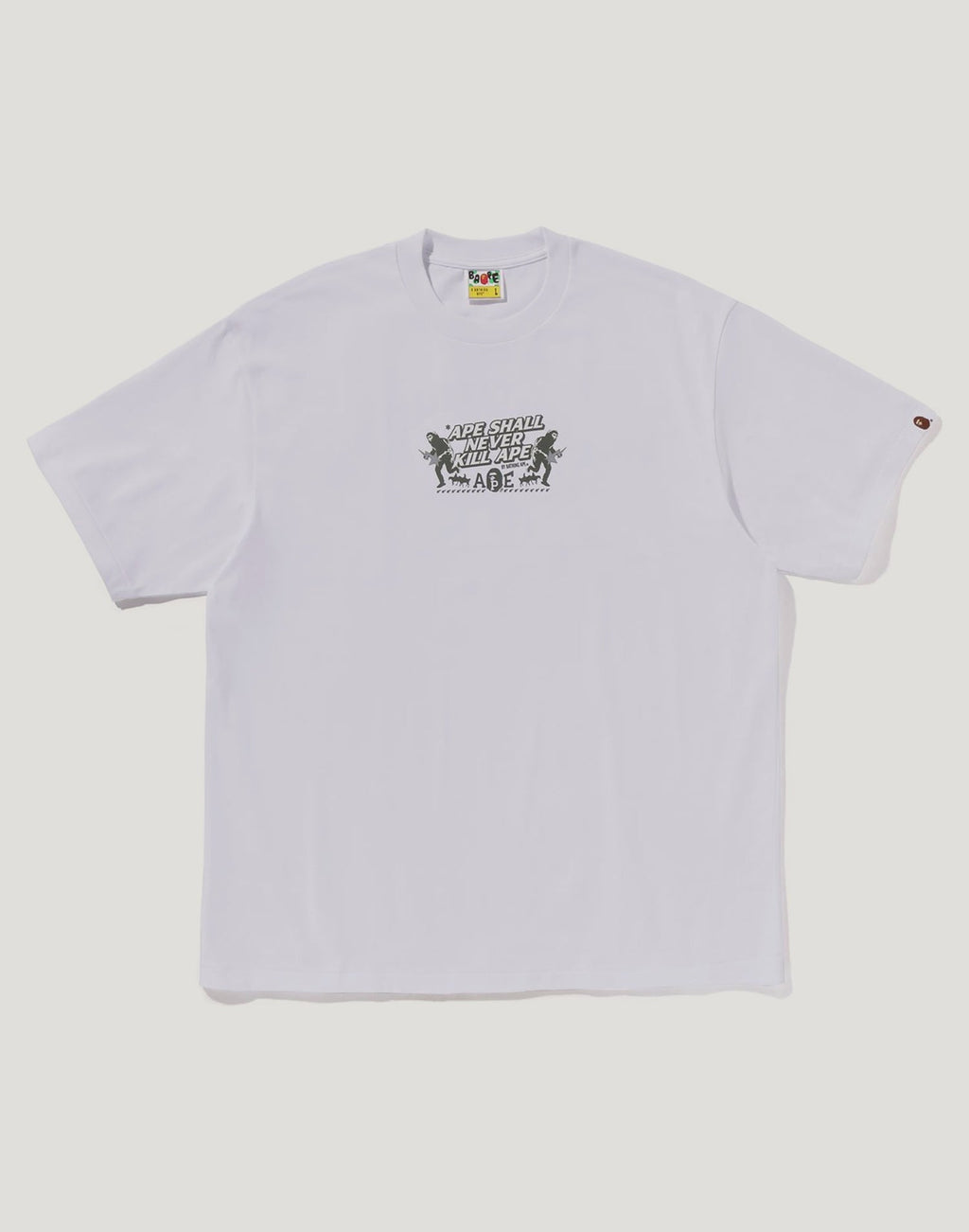BAPE SLOGAN RELAXED FIT TEE MENS