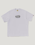 BAPE SLOGAN RELAXED FIT TEE MENS