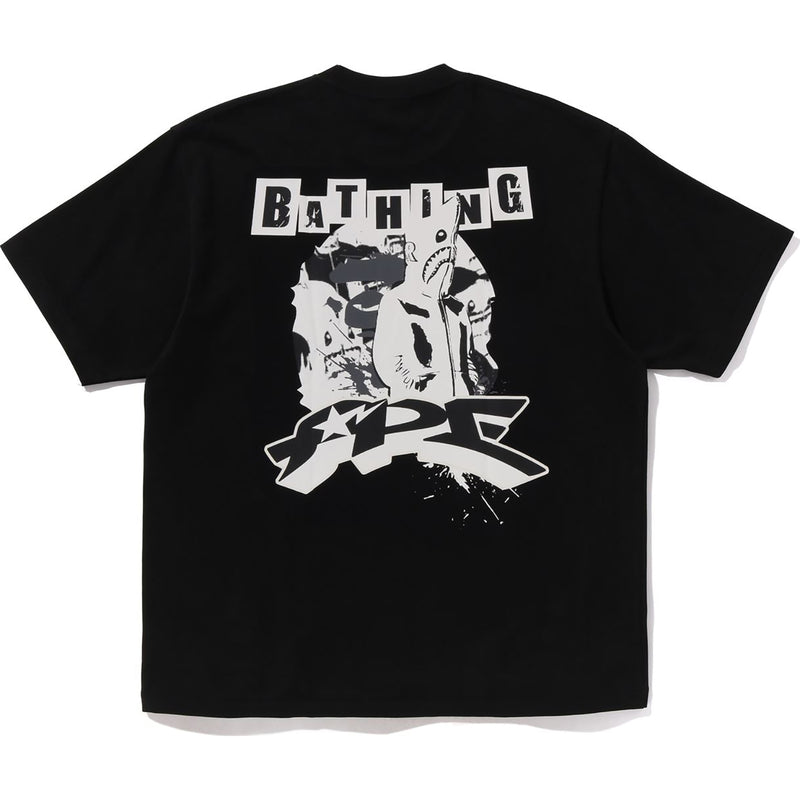 GRAFFITI BAPE LOGO RELAXED FIT TEE #1 MENS