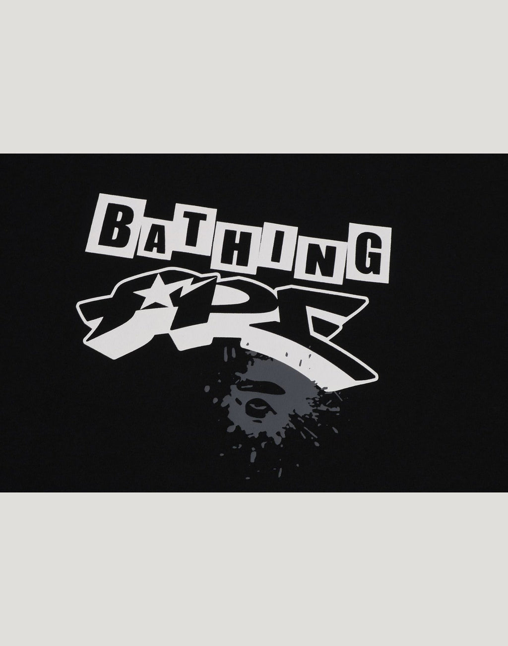 GRAFFITI BAPE LOGO RELAXED FIT TEE #1 MENS