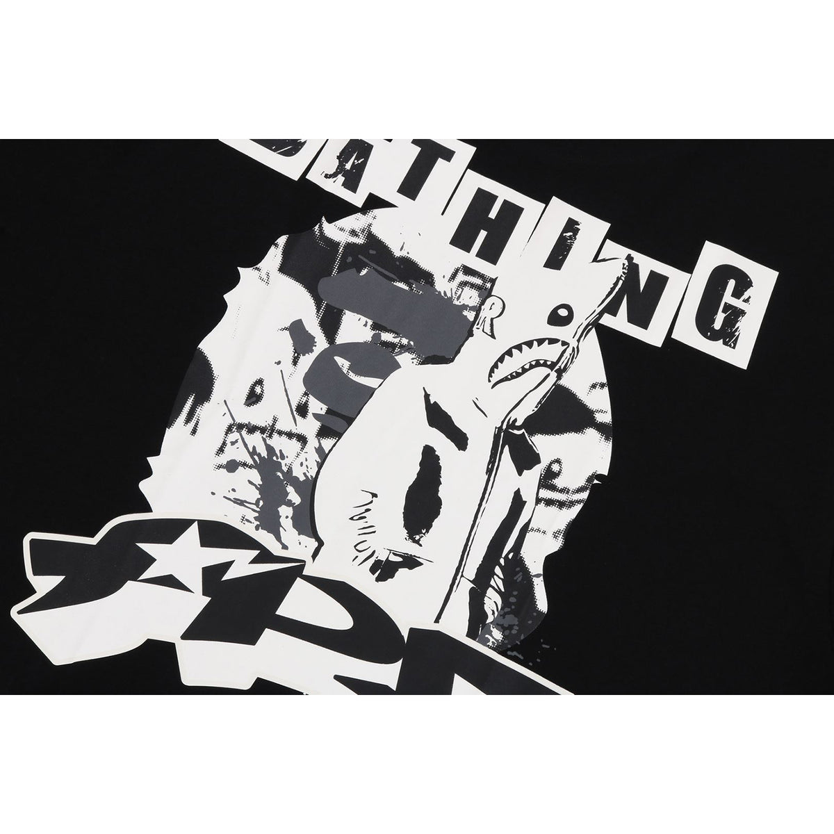 GRAFFITI BAPE LOGO RELAXED FIT TEE #1 MENS