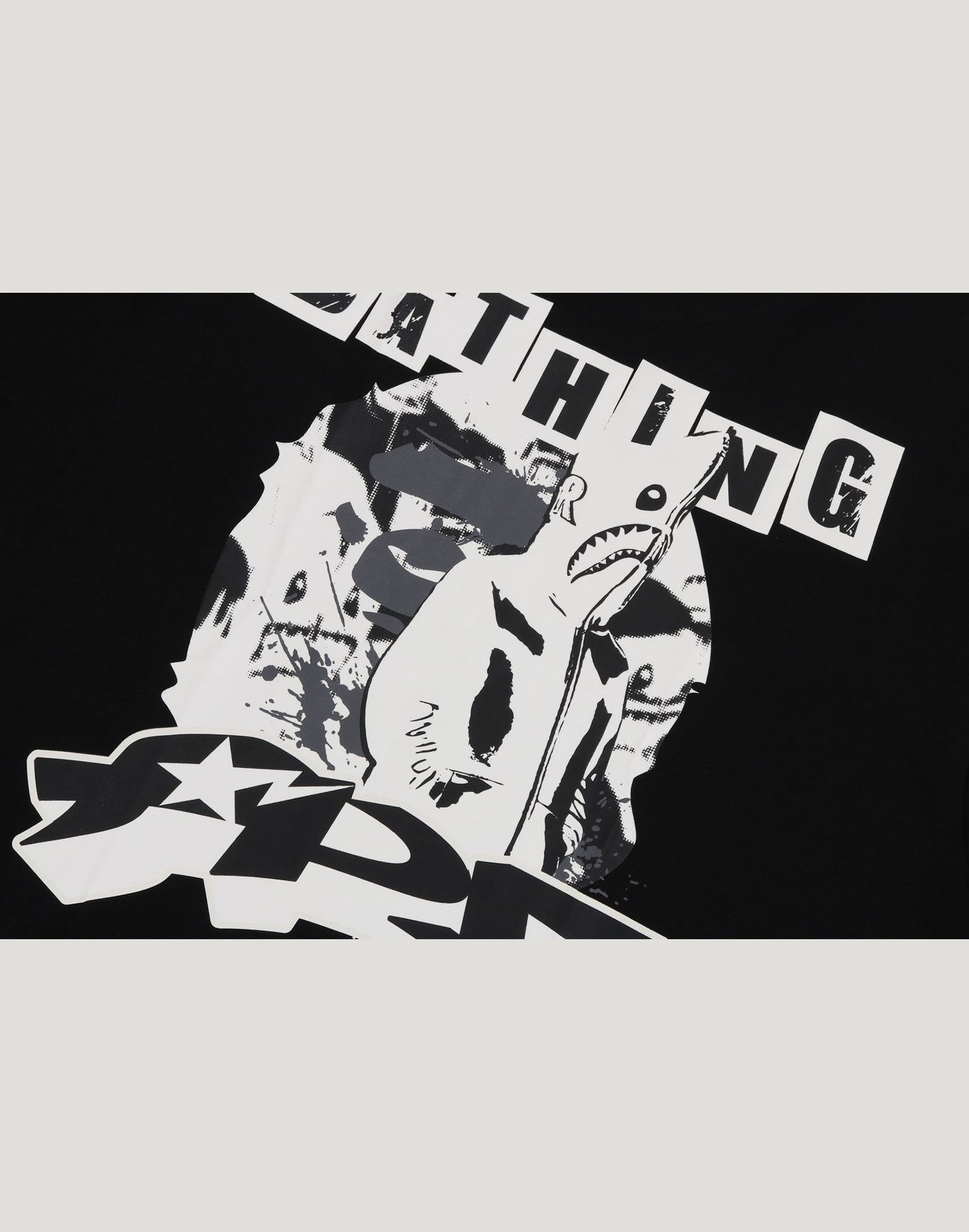 GRAFFITI BAPE LOGO RELAXED FIT TEE #1 MENS