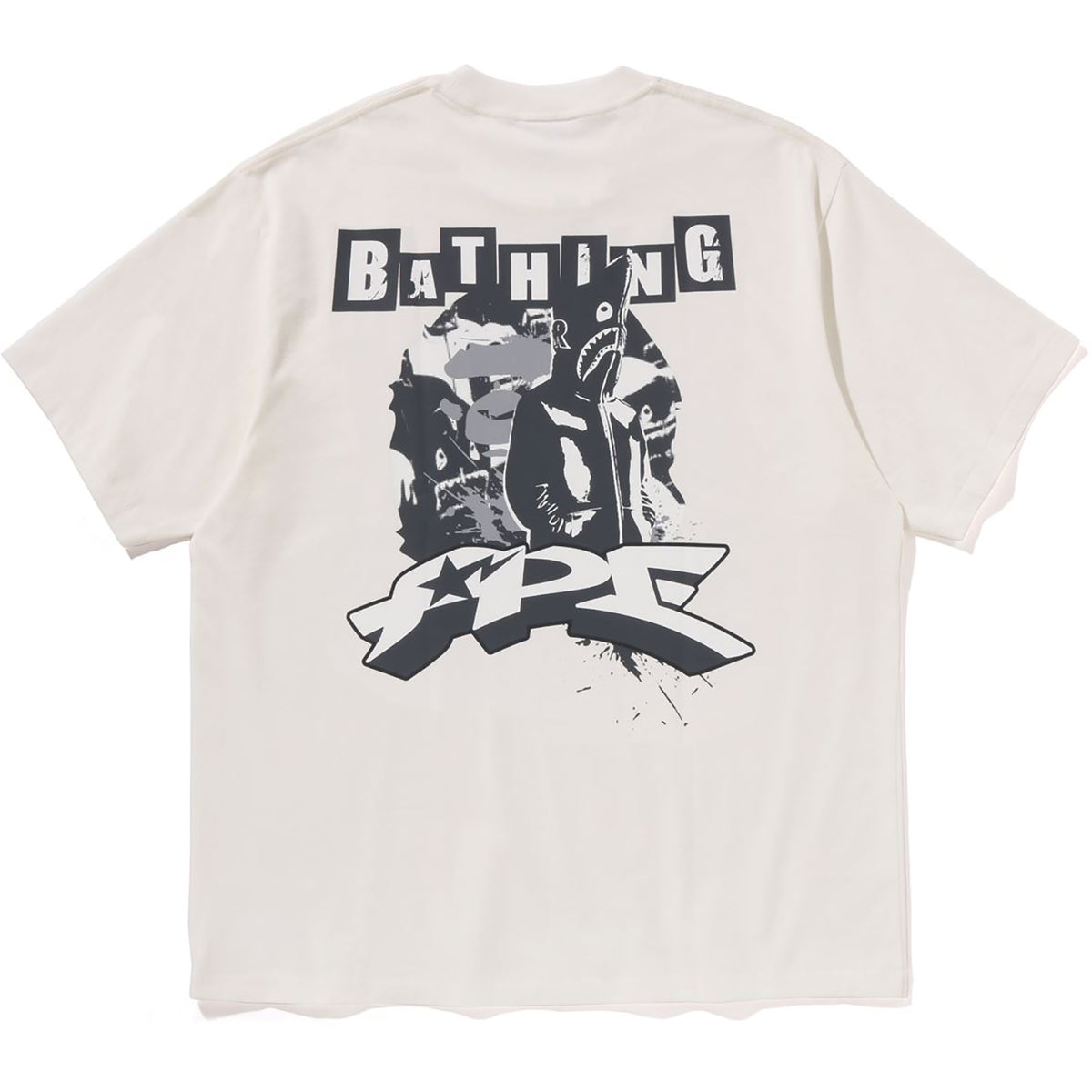 GRAFFITI BAPE LOGO RELAXED FIT TEE #1 MENS