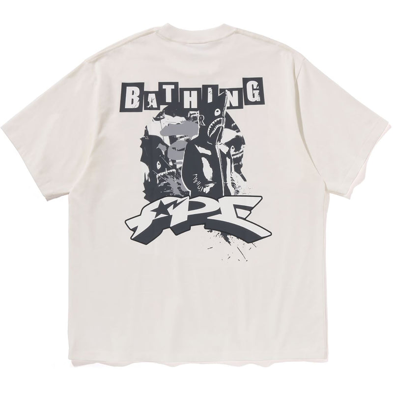 GRAFFITI BAPE LOGO RELAXED FIT TEE #1 MENS