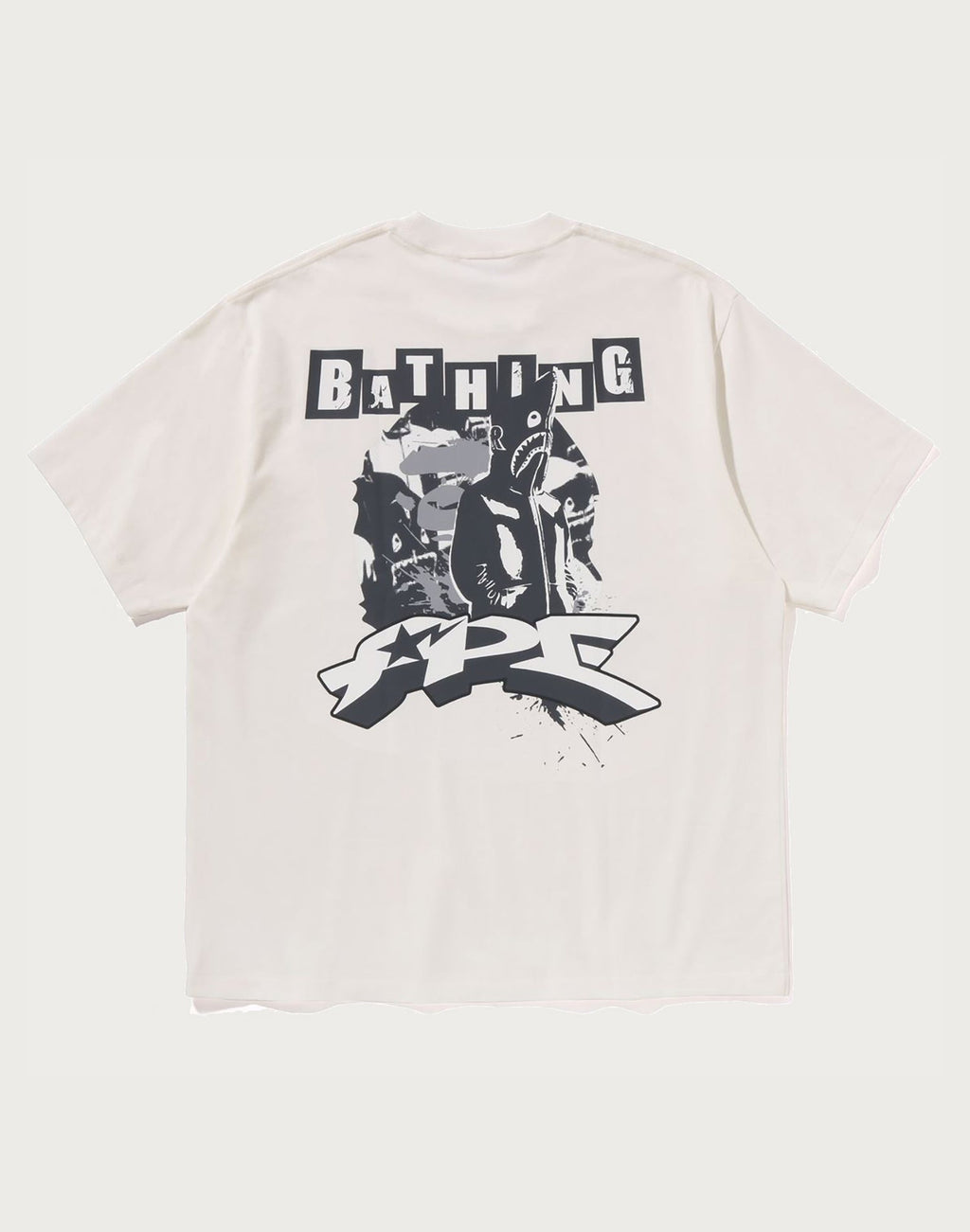 GRAFFITI BAPE LOGO RELAXED FIT TEE #1 MENS
