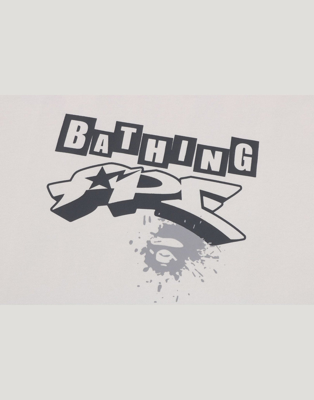GRAFFITI BAPE LOGO RELAXED FIT TEE #1 MENS