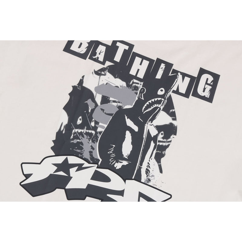 GRAFFITI BAPE LOGO RELAXED FIT TEE #1 MENS