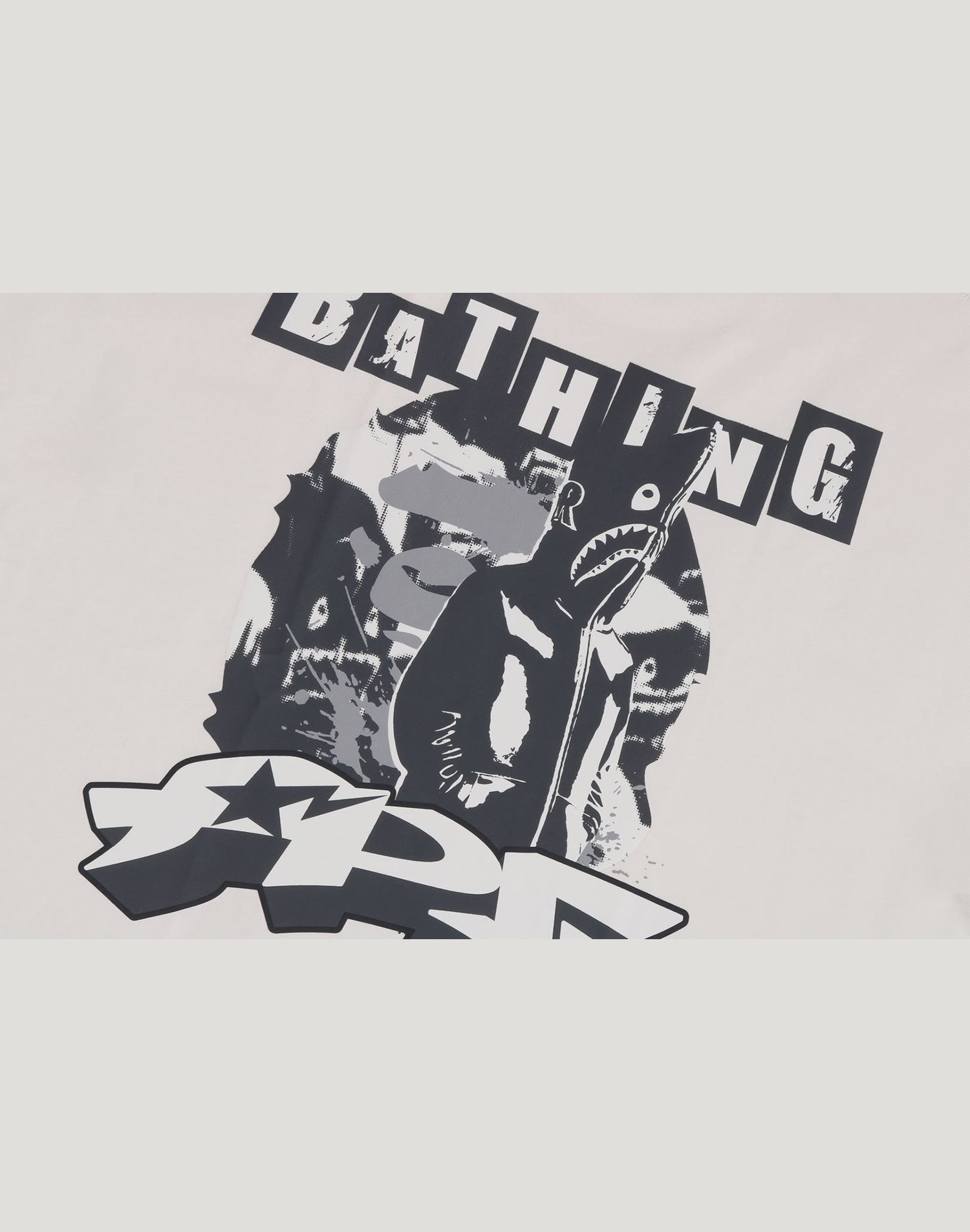 GRAFFITI BAPE LOGO RELAXED FIT TEE #1 MENS