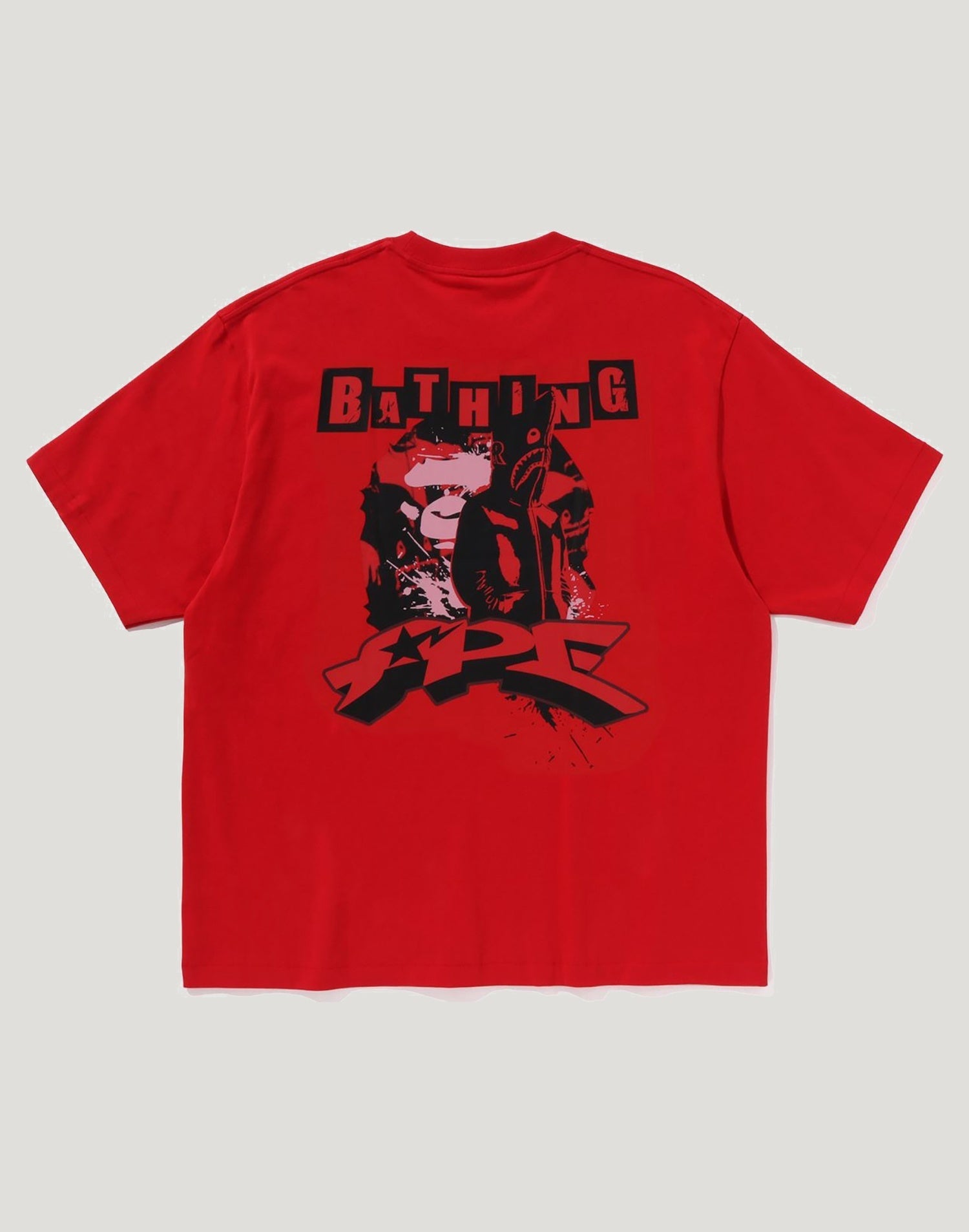 GRAFFITI BAPE LOGO RELAXED FIT TEE #1 MENS